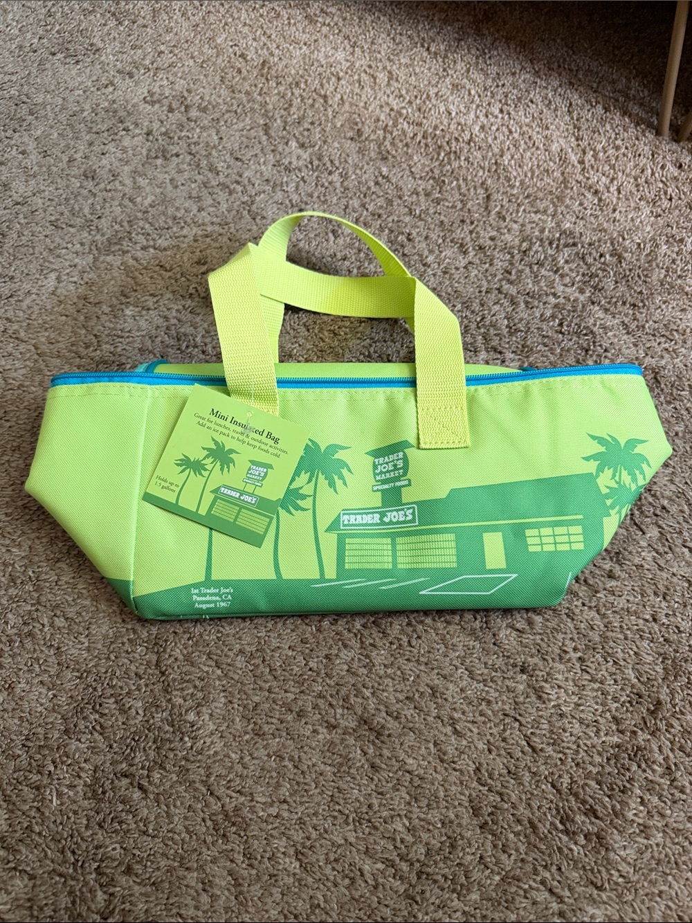 Trader Joe’s | NWT TJ’s Mini Lime Green Lunch Bag